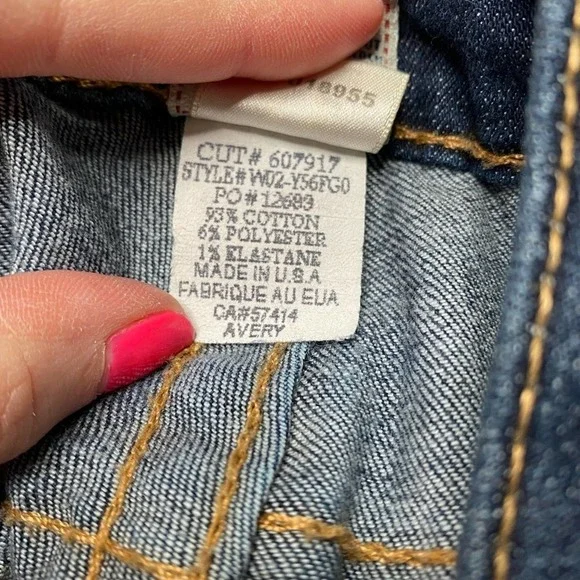 TRUE Religion Avery Straight Leg Jeans Size 28 - Picture 6 of 9